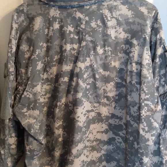 M R camo jacket army gen 3 soft shell army issued full zip Sz XL - Picture 6 of 14